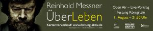 Banner zum Live-Vortrag Messners