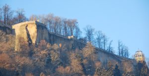Nordseite der Festung mit Herrnhuter Riesenstern
