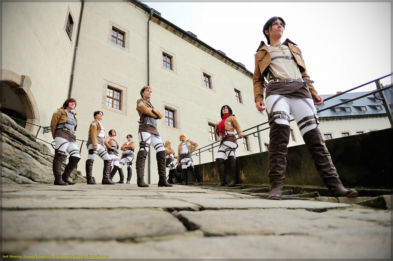 Cosplay Fotografie vor der Georgenburg