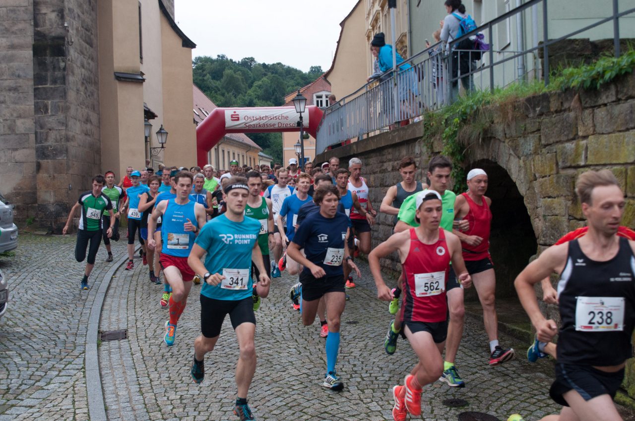 Festungslauf-Start in Königstein